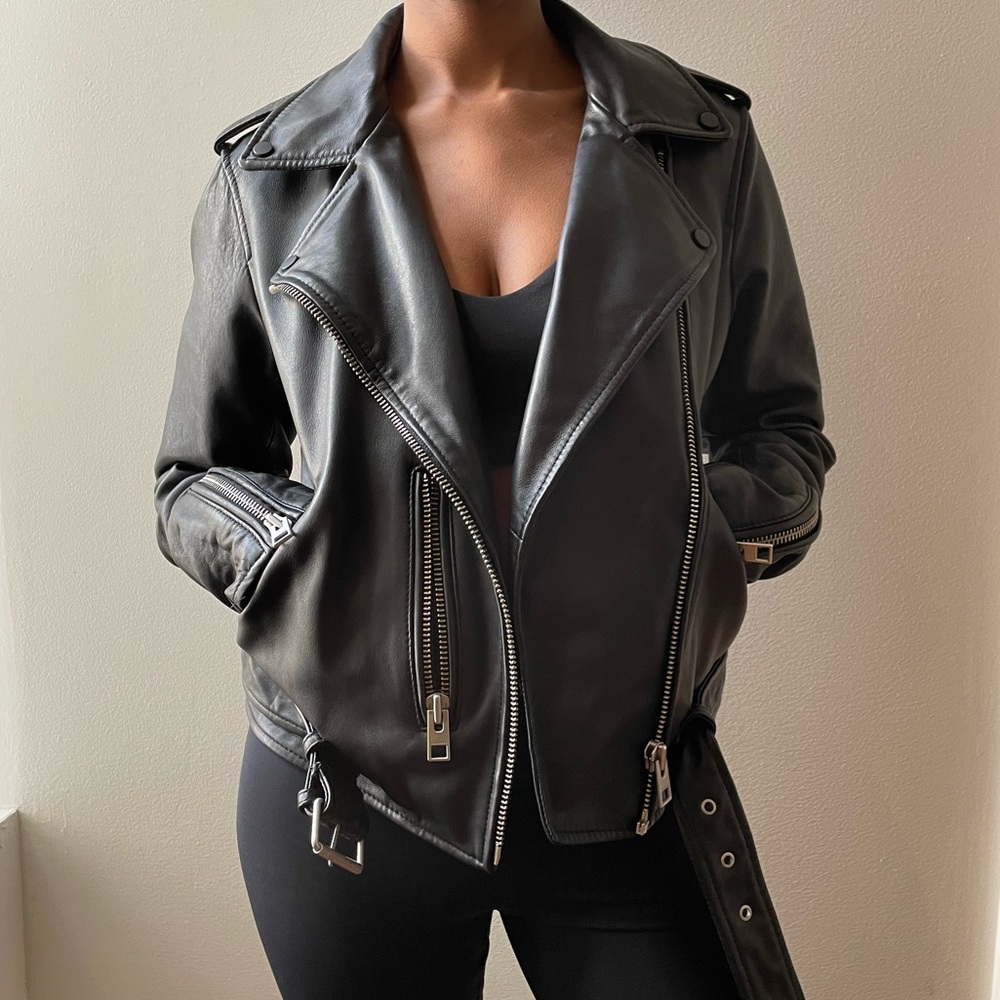 ALLSAINTS Brand New with Tags Balfern Leather Biker Jacket